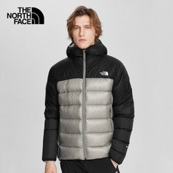 THE NORTH FACE 北面 TheNorthFace羽绒服户外800蓬鹅绒保暖轻便羽绒外套 NF0A4N9X GVV/灰色 XL