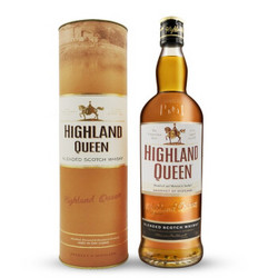 HIGHLAND QUEEN 高地女王 Highland Queen）苏格兰3年调和威士忌 英国进口洋酒 调配威士忌700ml