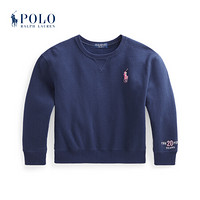 Ralph Lauren/拉夫劳伦女童 2020年秋季Pink Pony起绒布运动衫34310 410-海军蓝 L