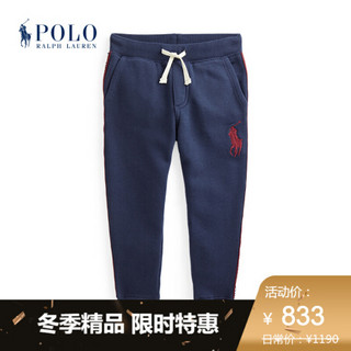 Ralph Lauren/拉夫劳伦男童 2020年秋季Big Pony起绒布慢跑裤34436 410-海军蓝 2/2T