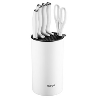 苏泊尔 TK1937E 刀具套装 6件套 简约白