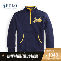 Ralph Lauren/拉夫劳伦男童 2020年秋季四分之一拉链套头衫34444 410-海军蓝 M