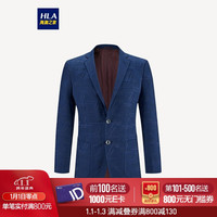 HLA海澜之家休闲西服男2019春季时尚花纹优雅绅士挺括单西HWXAD1R046A藏青花纹(46)180/100B(50B) cz