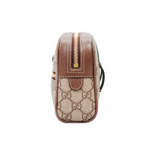 GUCCI 古驰 OPHIDIA系列 女士帆布腰包 517076 96I3B 8745 米色/乌木色 75