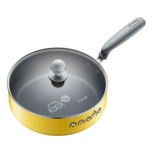 商品苏泊尔(supor)煎锅平底锅不粘锅炒菜锅牛排锅煎盘小黄人系列电磁