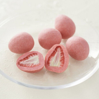 无印良品 MUJI 草莓巧克力冻干草莓 零食 60g