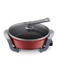 炊大皇 多功能电热锅火锅锅具K2828电煎锅不粘锅韩式电炒锅