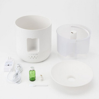 MUJI 無印良品 无印良品（MUJI）超声波香薰机 加湿香薰二合一卧室桌面加湿器白色妇女节礼物