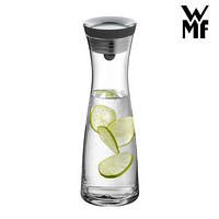 WMF德国福腾宝凉水壶 大容量无铅玻璃夏季冷水壶 玻璃壶冰镇果汁瓶1L 标准黑