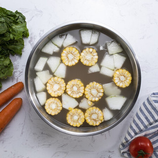 Momscook 不锈钢料理盆 sus304 多功能面盆 厨房储物 收纳盆 大容量 26×14.5cm料理盆