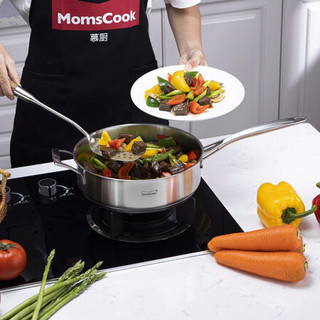 Momscook 慕厨 TL2407FW-GL 不锈钢煎炒锅 24cm