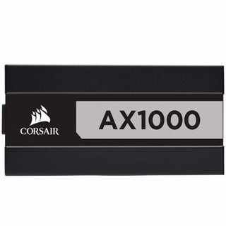 USCORSAIR 美商海盗船 AX1000 钛金牌（94%）全模组ATX电源 1000W