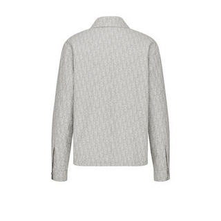 Dior 迪奥 Oblique 男士长袖衬衫 113C511A5046_C078 灰色 54
