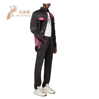 Versace/范思哲2021新款男士黑色简约设计经典休闲百搭牛仔裤 黑色 29