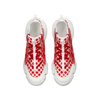 Dior 迪奥 Dioramour胶囊系列 D-CONNECT 女士休闲鞋 KCK285DPS_S22R 红色 37.5