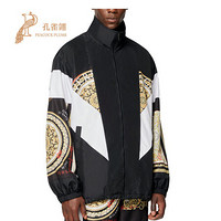 Versace/范思哲男装2020新款男士BAROCCO MOSAIC图案休闲百搭夹克 黑色 50