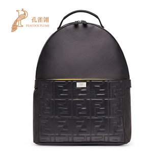 FENDI/芬迪2020新款男包时尚经典PEEKABOO双F压纹口袋双肩包   7VZ053A72VF0GXN  黑色