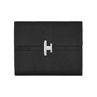 HERMÈS 爱马仕 女士山羊皮手拿包 H073654CK89 黑色