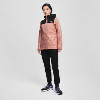 TheNorthFace北面冲锋衣女户外防水透气上新|4U7T T9P/粉色 L