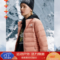 TheNorthFace北面羽绒服女户外保暖防泼水上新|4NAG R13/粉色 L