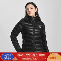 TheNorthFace北面羽绒服女户外防风保暖上新|4NAJ JK3/黑色 M