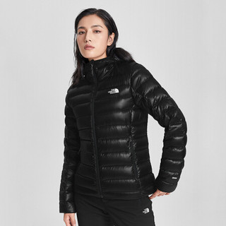 TheNorthFace北面羽绒服女户外防风保暖上新|4NAJ JK3/黑色 M