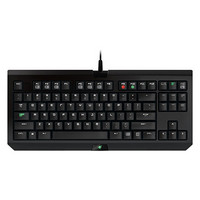 RAZER 雷蛇 BlackWidow 潜行竞速版 87键 有线机械键盘 黑色 雷蛇橙轴 无光