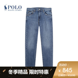 Ralph Lauren/拉夫劳伦男装 经典款沙利文修身牛仔裤12653 E32-浅蓝色 36/34