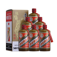 MOUTAI 茅台 飞天茅台 精品 53%vol 酱香型白酒 500ml*6瓶 整箱装