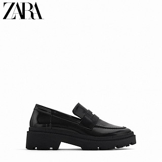 ZARA 13509610040 女士沟纹鞋底船鞋