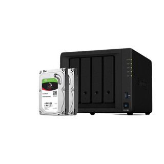 Synology 群晖 DS920+ 4盘位 NAS存储 黑色（J4125 4GB 8TB*2）