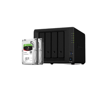 Synology 群晖 DS920+ 4盘位 NAS存储 黑色（J4125 4GB 6TB*2）