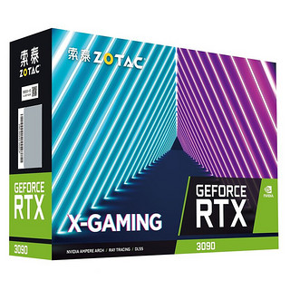 ZOTAC 索泰 GeForce RTX 3090 X GAMING OC 显卡 24GB