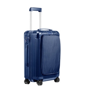 RIMOWA 日默瓦 ESSENTIAL SLEEVE系列双杆竖条纹聚碳酸酯TSA海关锁拉链拉杆箱84252634哑蓝色20英寸