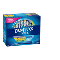 TAMPAX 丹碧丝 珍珠系列塑胶导管式卫生棉条 47支