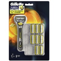 中亚Prime会员：Gillette 吉列 锋隐致护 手动剃须刀 1刀架9刀头