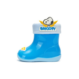 SNOOPY/史努比 儿童冬款加绒雨鞋