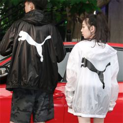 新款男女同款情侣款白色梭织外套防晒服