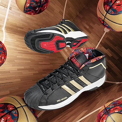 adidas 阿迪达斯  PRO MODEL FW3138 男子黑金贝壳头篮球鞋