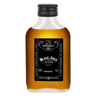 黑杰克（BLACK JACK）洋酒 乌克兰原瓶原装进口 调配型威士忌 小酒版黑杰克-100ml