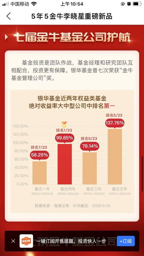 牛年重磅新基 布局2021年战略发展方向 银华心佳两年持有期混合