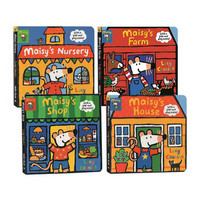 小鼠波波立体场景系列 Maisy's Nursery/Farm/House/Shop 4册游戏操