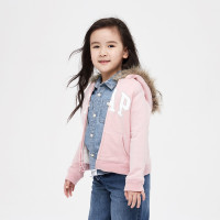 Gap 盖璞 儿童仿羊羔绒运动开衫
