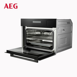 AEG 45升家用智能嵌入式蒸烤箱一体机 大容量多功能烤箱蒸箱二合一 KSE485880B