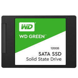西部数据（WD）Green绿盘 SSD固态硬盘 SATA3.0接口 日常家用版 三年质保 120GB