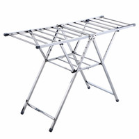 Hotata 好太太 D-2006A 不锈钢落地折叠翼型挂衣架 1250*450*890mm 银色
