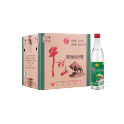 Niulanshan 牛栏山 传统牛栏山系列 白牛二 52%vol 浓香型白酒500ml*12瓶