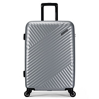 美旅 箱包简约时尚行李箱 超轻万向轮旅行箱密码锁 24英寸 TV7银色