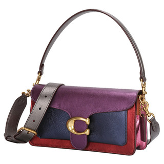 COACH 蔻驰 Tabby系列 女士单肩包 79344 B4L38 多色拼色 中号