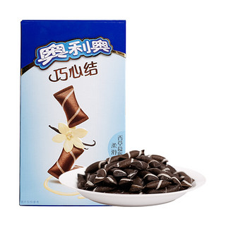 OREO 奥利奥 巧心结 注心饼干 香草慕斯味 47g